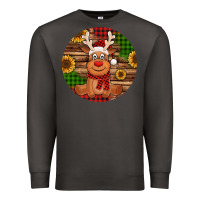 Smoke Cute reindeer Christmas Premium Sweatshirt - Jasminsmagicworld