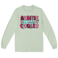 Matcha auntie like mom only cooler Long Sleeve Tee - Zillion Design Studio
