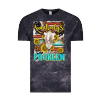 Cloud Black somebodys problem Vintage Tee - texasbilliewilder