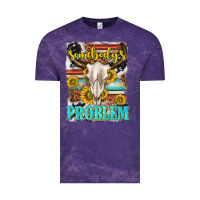 Cloud Purple somebodys problem Vintage Tee - texasbilliewilder