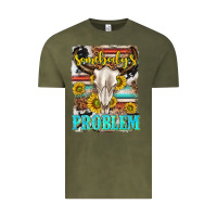 Vintage Olive somebodys problem Vintage Tee - texasbilliewilder