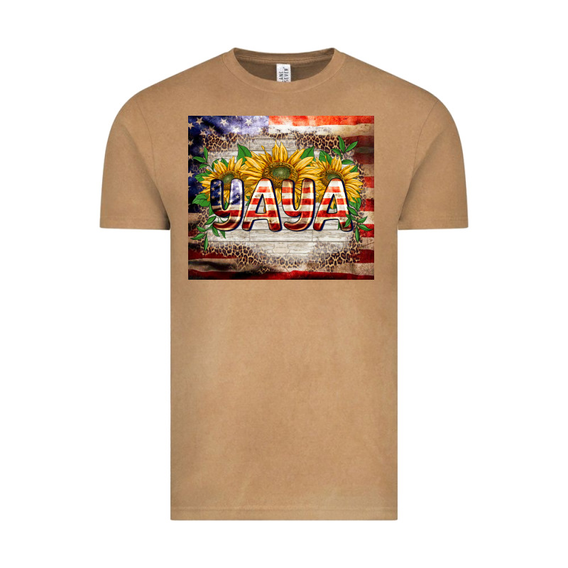 Patriotic Yaya Tumbler Vintage Tee by BarkalooDesign | Teevron