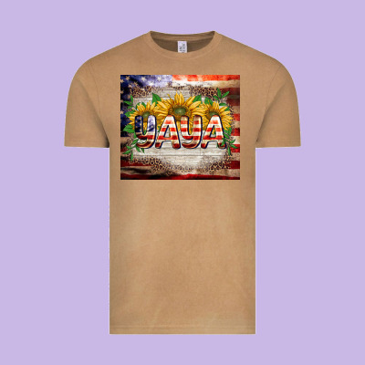 Patriotic Yaya Tumbler Vintage Tee Designed By Barkaloodesign