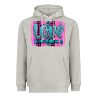 Moon Dust love corinthians 13 valentine's day brushstroke Heavyweight Hoodie - AdoDesignShop