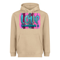 Mushroom love corinthians 13 valentine's day brushstroke Heavyweight Hoodie - AdoDesignShop