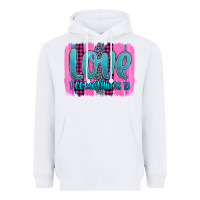 White love corinthians 13 valentine's day brushstroke Heavyweight Hoodie - AdoDesignShop