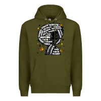 Army Green black woman quotes Premium Hoodie - MaliasSmallBusiness