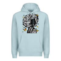 Blue Mist black woman quotes Premium Hoodie - MaliasSmallBusiness