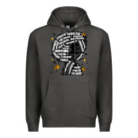 Charcoal Heather black woman quotes Premium Hoodie - MaliasSmallBusiness