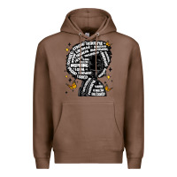 Chestnut black woman quotes Premium Hoodie - MaliasSmallBusiness