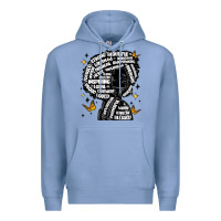 Colony Blue black woman quotes Premium Hoodie - MaliasSmallBusiness