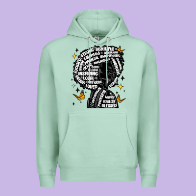 Black Woman Quotes Premium Hoodie Designed By Maliassmallbusiness