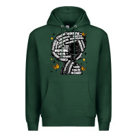 Sports Green black woman quotes Premium Hoodie - MaliasSmallBusiness