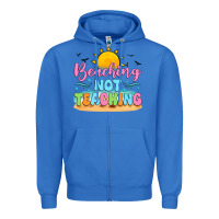 True Royal beaching not teaching black back Zipper Hoodie - JahusDesignShop