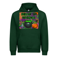 Forest Green drink up witches Urban Hoodie - BundleAndBundleShop