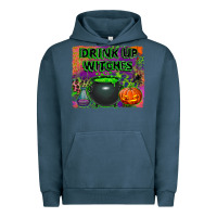 Pigment Midnight Navy drink up witches Urban Hoodie - BundleAndBundleShop