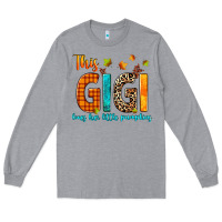 Heather Grey this gigi loves her little pumpkins Long Sleeve Tee - texasbilliewilder