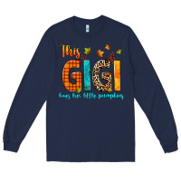 Navy this gigi loves her little pumpkins Long Sleeve Tee - texasbilliewilder