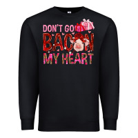 Black dont go bacon my heart Premium Sweatshirt - NancyCooperArtShop