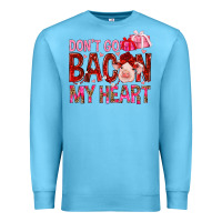 Ocean Blue dont go bacon my heart Premium Sweatshirt - NancyCooperArtShop