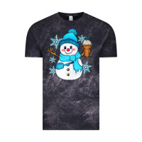 Cloud Black cute snowman Vintage Tee - Zillion Design Studio
