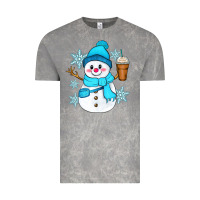Cloud Rock cute snowman Vintage Tee - Zillion Design Studio