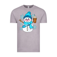 Vintage Zinc cute snowman Vintage Tee - Zillion Design Studio