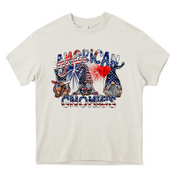 Cream amerikan gnomies Heavy Core Tee - SublimationCraftShop