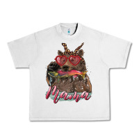 Lunar Rock mother's day mama bear wıth bandana and glasses Urban Heavy Tee - RanaPortraitStore