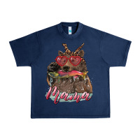 Navy mother's day mama bear wıth bandana and glasses Urban Heavy Tee - RanaPortraitStore