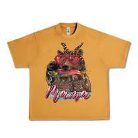 Peanut Butter mother's day mama bear wıth bandana and glasses Urban Heavy Tee - RanaPortraitStore
