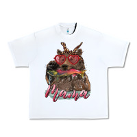 White mother's day mama bear wıth bandana and glasses Urban Heavy Tee - RanaPortraitStore