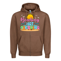 Chestnut beaching not teaching Zipper Hoodie - JahusDesignShop