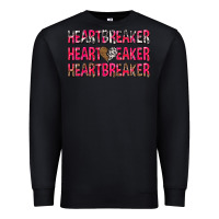 Black heartbreaker with leopard and cowhide Premium Sweatshirt - NancyCooperArtShop