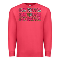 Cardinal heartbreaker with leopard and cowhide Premium Sweatshirt - NancyCooperArtShop