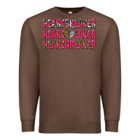 Chestnut heartbreaker with leopard and cowhide Premium Sweatshirt - NancyCooperArtShop