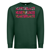 Sports Green heartbreaker with leopard and cowhide Premium Sweatshirt - NancyCooperArtShop