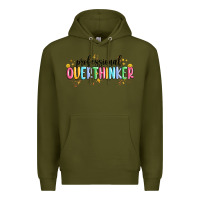 Army Green professional overthinker Premium Hoodie - MaliasSmallBusiness
