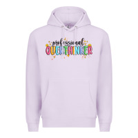 Lilac professional overthinker Premium Hoodie - MaliasSmallBusiness