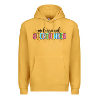 Mustard professional overthinker Premium Hoodie - MaliasSmallBusiness