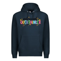 Navy professional overthinker Premium Hoodie - MaliasSmallBusiness