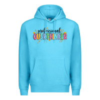 Ocean Blue professional overthinker Premium Hoodie - MaliasSmallBusiness