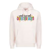 Pale Pink professional overthinker Premium Hoodie - MaliasSmallBusiness
