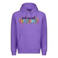 Purple professional overthinker Premium Hoodie - MaliasSmallBusiness