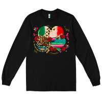 Black mexican hearts Long Sleeve Tee - CTS Tumbler Store
