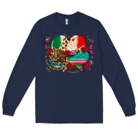 Navy mexican hearts Long Sleeve Tee - CTS Tumbler Store