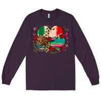 Plum mexican hearts Long Sleeve Tee - CTS Tumbler Store