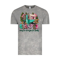 Cloud Rock glamper way too boujee for tents 2 Vintage Tee - RanaPortraitStore