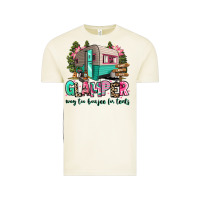 Vintage Arctic glamper way too boujee for tents 2 Vintage Tee - RanaPortraitStore