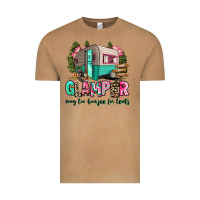 Vintage Camel glamper way too boujee for tents 2 Vintage Tee - RanaPortraitStore